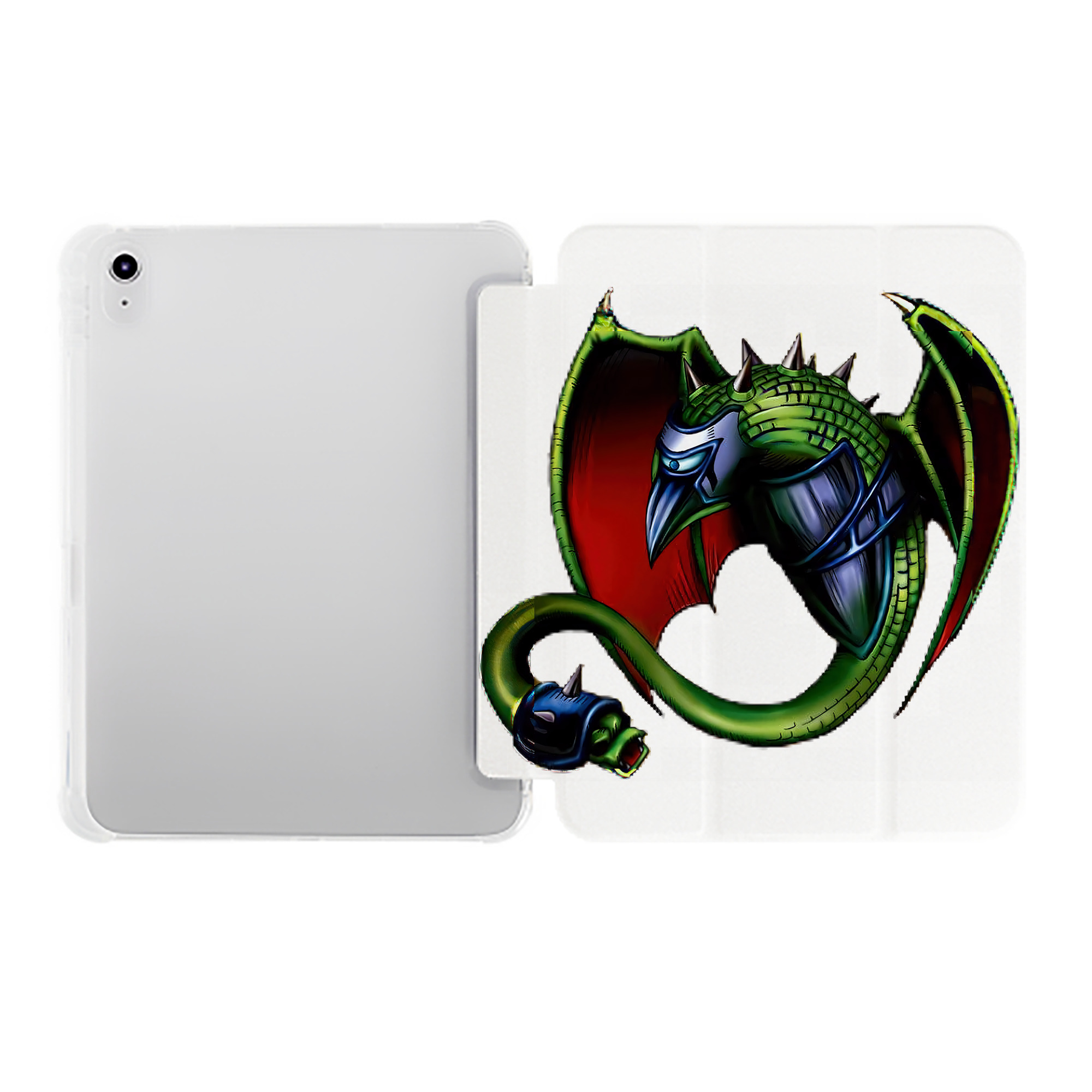 （画像用） 遊☆戯☆王 Yu-Gi-Oh! IPad ケース ペン収納付き 三つ折りスタンド PUレザー×シリコン 対応機種9.5/10.5/10.9インチ